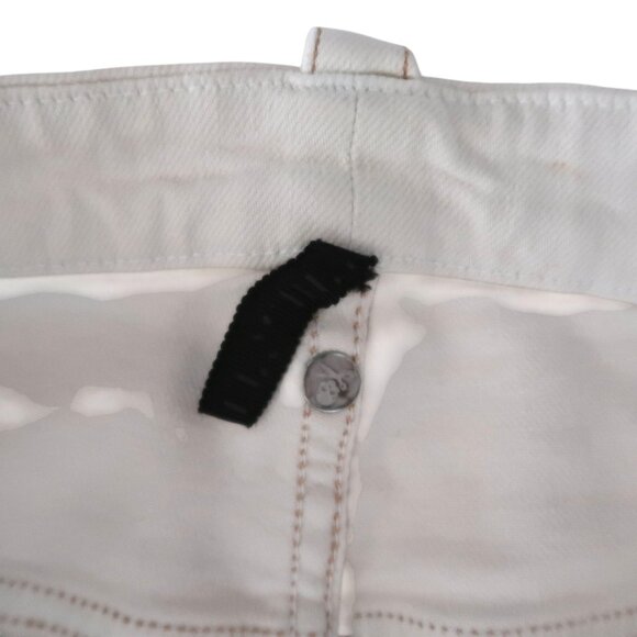 UNRAVEL PROJECT Off White lace up flare jeans sz 27  BEN TAVERNITI - Picture 8 of 10